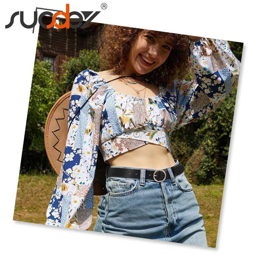 Women's Belt - PU Leather for 3-Pack Round Alloy Buckle Waist for Dresses Jeans Pants - product detail view 15
