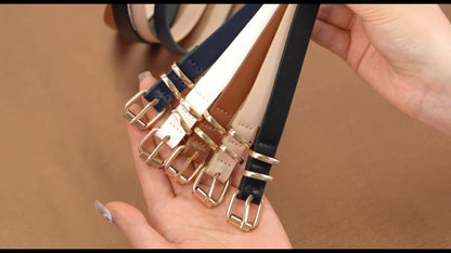 Women's Belt - PU Leather Set 4pcs for | Slim Waist for Dresses Jeans | Sweet Fashion - product detail view 13