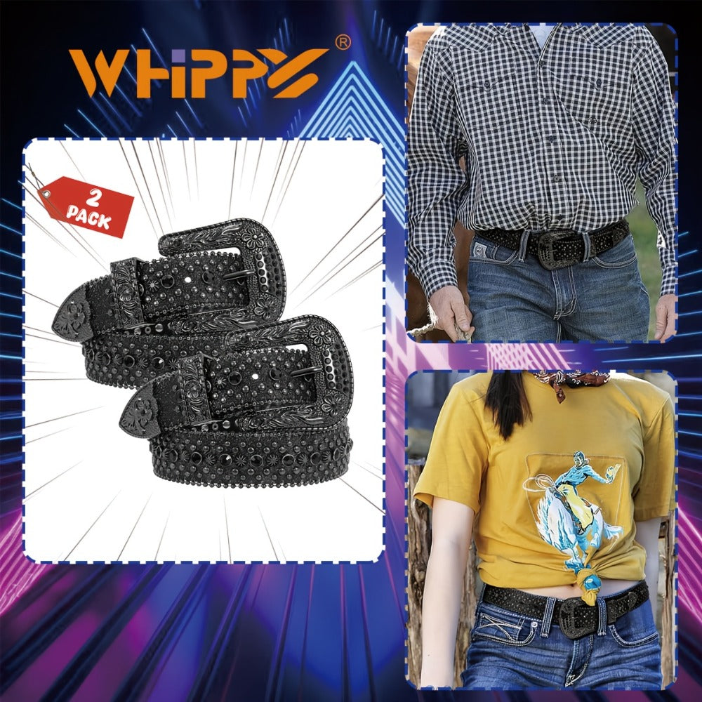 Men's Belt - Rhinestone Bling Waist Chain Body Chain for Women Sparkling Crystal Sequin - product detail view 15