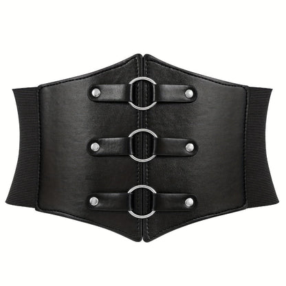 Women's Belt - 's Corset Multi-Pack Black Brown Red White Coffee Silver Crocodile Wide - product detail view 14