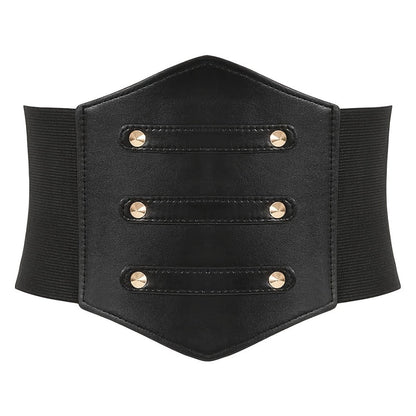Women's Belt - 's Corset Multi-Pack Black Brown Red White Coffee Silver Crocodile Wide - product detail view 17