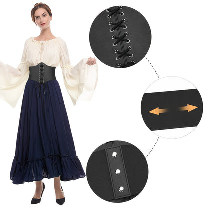 Women's Belt - 's Corset Multi-Pack Black Brown Red White Coffee Silver Crocodile Wide - product detail view 23