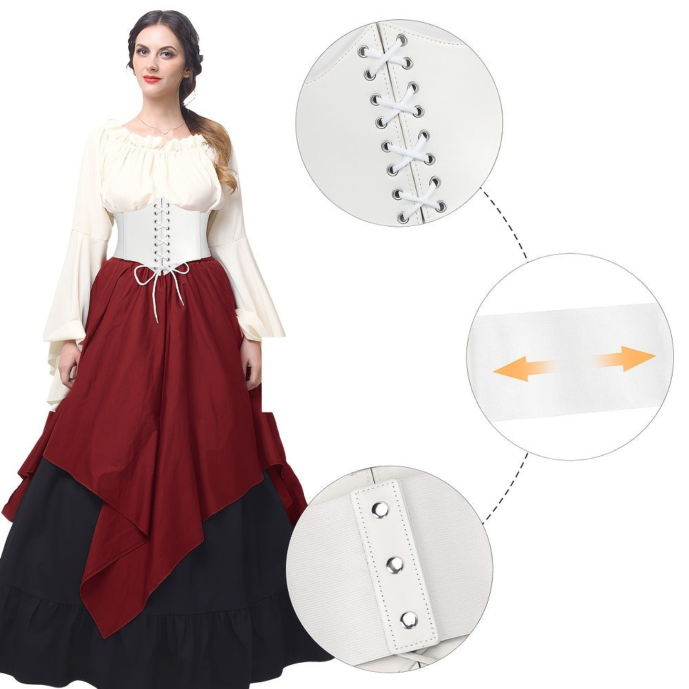 Women's Belt - 's Corset Multi-Pack Black Brown Red White Coffee Silver Crocodile Wide - product detail view 27