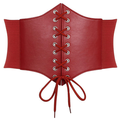 Women's Belt - 's Corset Multi-Pack Black Brown Red White Coffee Silver Crocodile Wide - product detail view 28