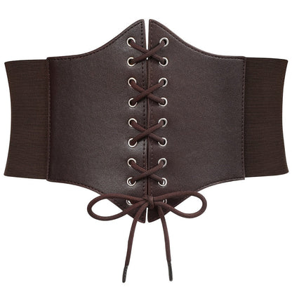 Women's Belt - 's Corset Multi-Pack Black Brown Red White Coffee Silver Crocodile Wide - product detail view 33