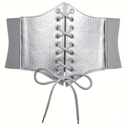 Women's Belt - 's Corset Multi-Pack Black Brown Red White Coffee Silver Crocodile Wide - product detail view 39
