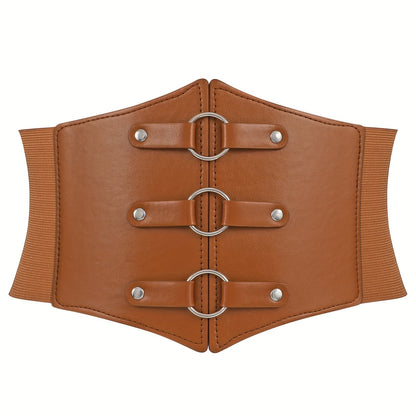 Women's Belt - 's Corset Multi-Pack Black Brown Red White Coffee Silver Crocodile Wide - product detail view 49
