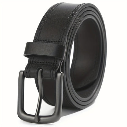 Men's Belt - 's Leather Full Grain Genuine Leather Handmade Dress Stainless Steel - main product view