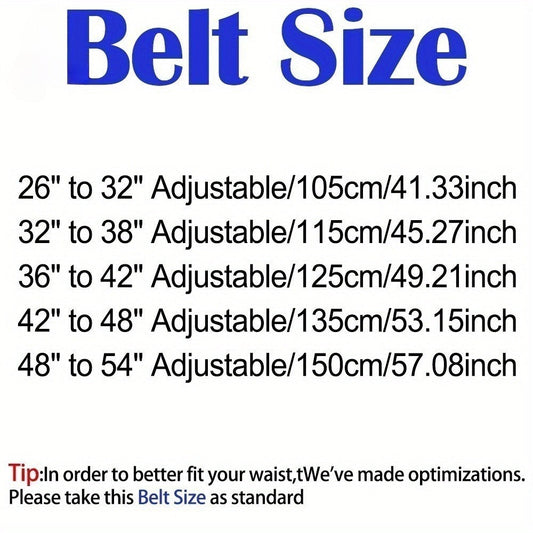 Men's Belt - Sliding Ratchet for 2 Pack 1-3/8" Leather Adjustable No-Hole Set, Dress & - product detail view 2