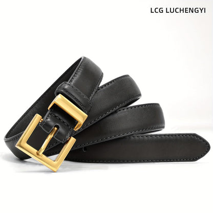 Women's Belt - Square Buckle for - Color Block Casual Dress for Jeans Pants Dresses, Hand - product detail view 6