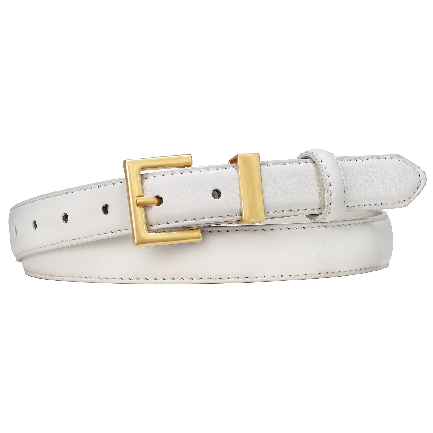 Women's Belt - Square Buckle for - Color Block Casual Dress for Jeans Pants Dresses, Hand - product detail view 15