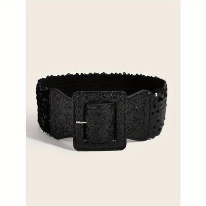 Women's Belt - Wide Waist for Butterfly Buckle Girdle - French Fashion Elegant Cincher - product detail view 3