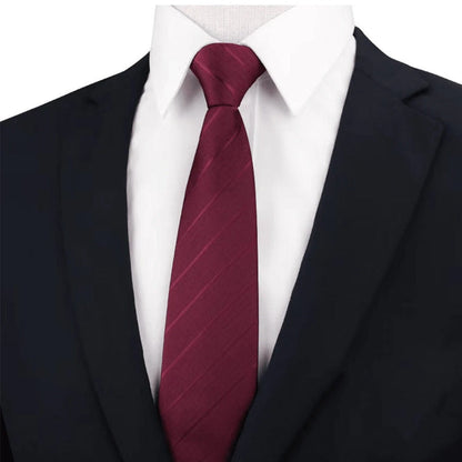 Men's Necktie - Tie Gift Box Set for 5 Piece Pocket Square Cufflinks Tie Clip | Elegant - product detail view 15