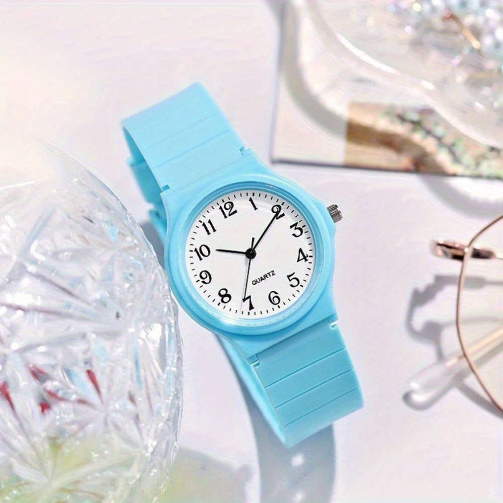 Men's Quartz Watch - Analog Set of 2 - Minimalist Round Face Casual Wristwatch with Movement - product detail view 3