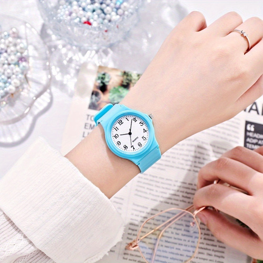 Men's Quartz Watch - Analog Set of 2 - Minimalist Round Face Casual Wristwatch with Movement - product detail view 5