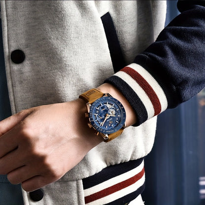 Men's Quartz Watch - BENYAR Luminous Chronograph Analog Big Face Business Sport Casual Fashion - product detail view 19