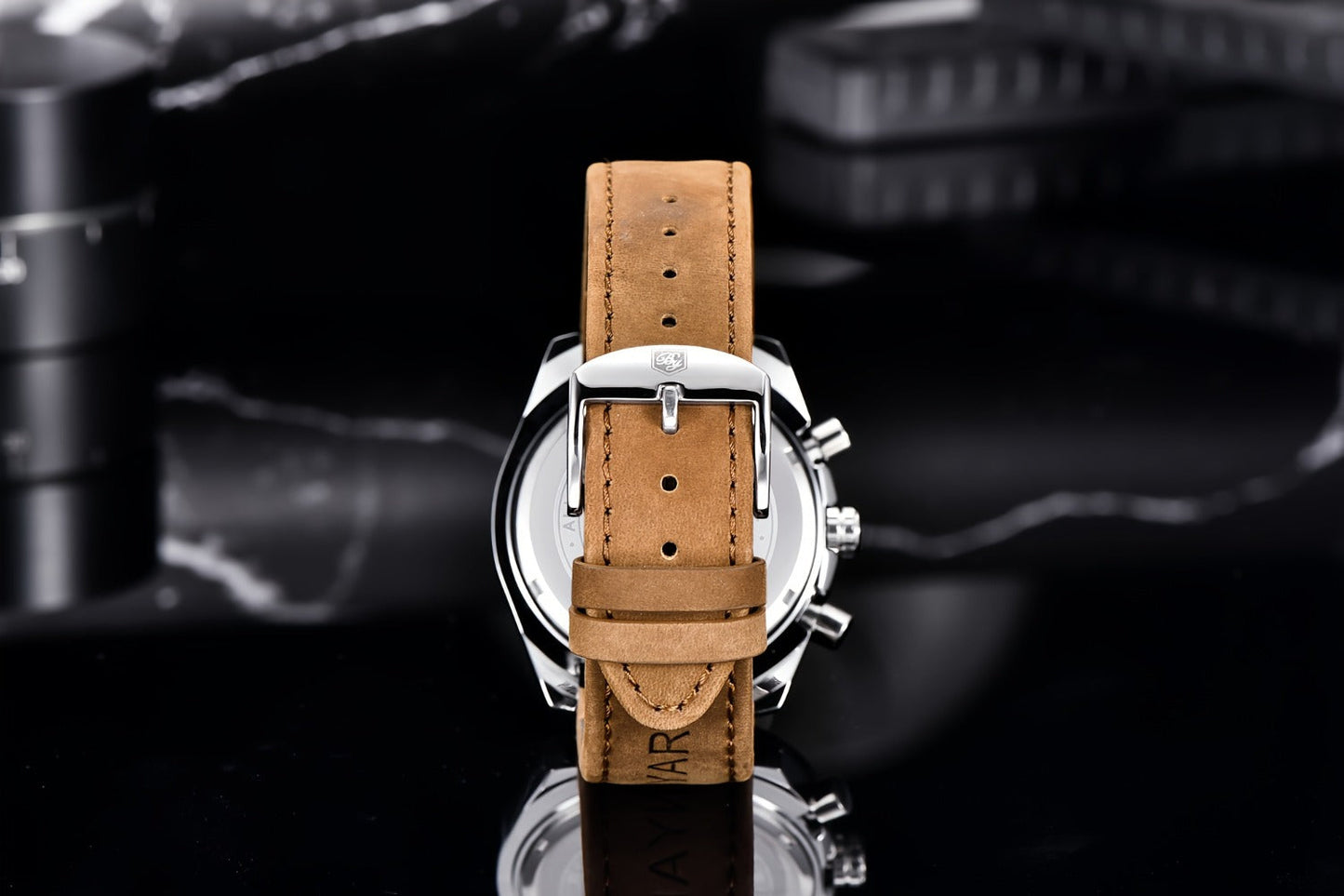 Men's Quartz Watch - BENYAR Luminous Chronograph Analog Big Face Business Sport Casual Fashion - product detail view 23
