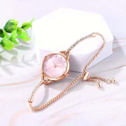Women's Quartz Watch - Bracelet for Hexagonal Case Stainless Steel Analog Dress Wristwatch Petite - product detail view 16