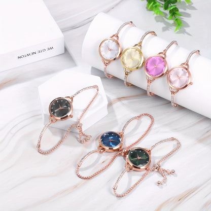 Women's Quartz Watch - Bracelet for Hexagonal Case Stainless Steel Analog Dress Wristwatch Petite - product detail view 17