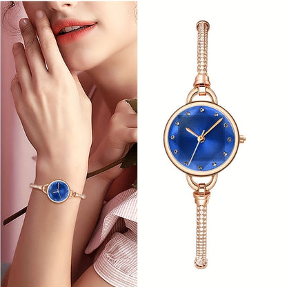 Women's Quartz Watch - Bracelet for Hexagonal Case Stainless Steel Analog Dress Wristwatch Petite - product detail view 21
