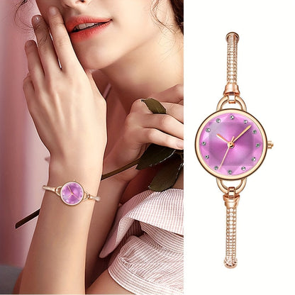 Women's Quartz Watch - Bracelet for Hexagonal Case Stainless Steel Analog Dress Wristwatch Petite - product detail view 22