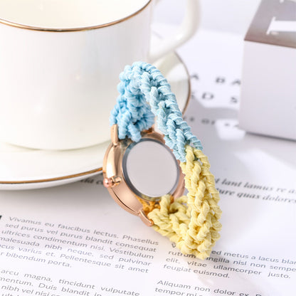 Women's Quartz Watch - Braided Cord for Girls Boho Colorful Gradient Friendship Bracelet - product detail view 20