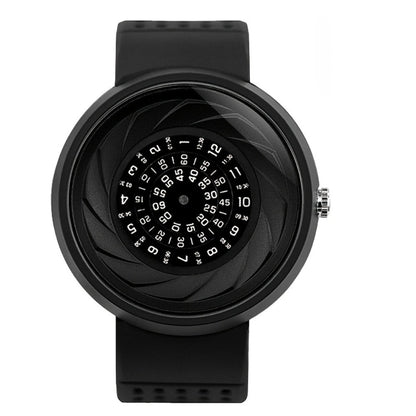 Men's Quartz Watch - Concept Password Dial for Unique Fashion Wristwatch with Extra Strap & - product detail view 3