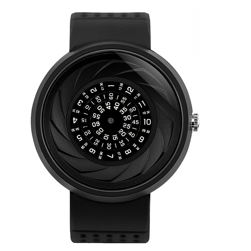 Men's Quartz Watch - Concept Password Dial for Unique Fashion Wristwatch with Extra Strap & - product detail view 13