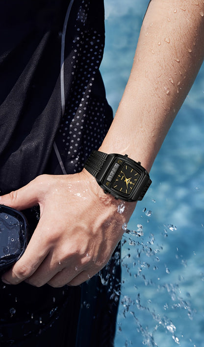 Men's Quartz Watch - Dual Display for Women LIEBIG Luxury Business Wristwatch with Digital - product detail view 25