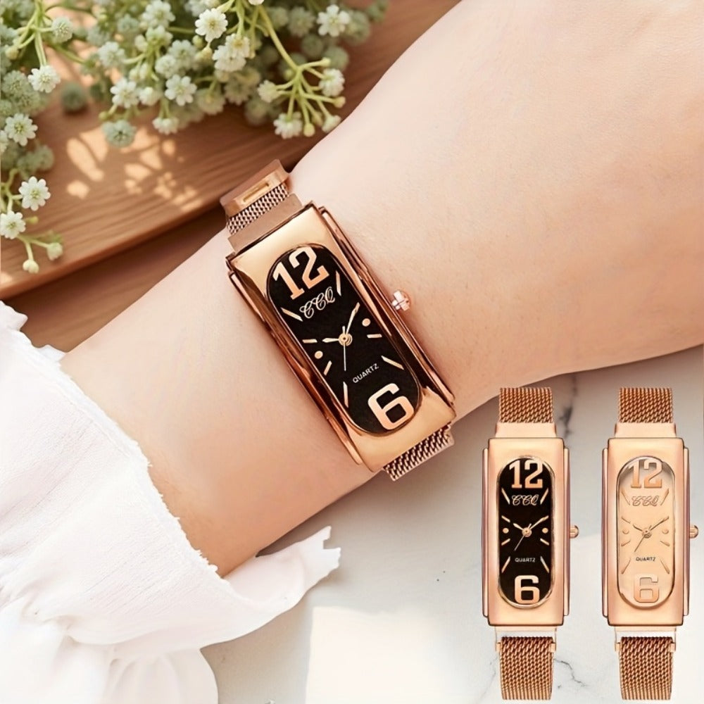 Women's Quartz Watch - Fashion Casual for Innovative Analog Dial, Everyday Wristwatch, Versatile - main product view