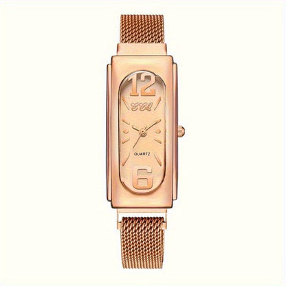 Women's Quartz Watch - Fashion Casual for Innovative Analog Dial, Everyday Wristwatch, Versatile - product detail view 3