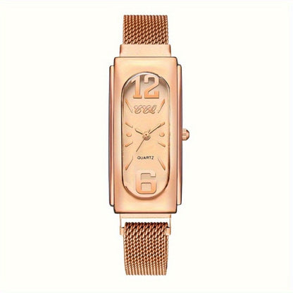 Women's Quartz Watch - Fashion Casual for Innovative Analog Dial, Everyday Wristwatch, Versatile - product detail view 4