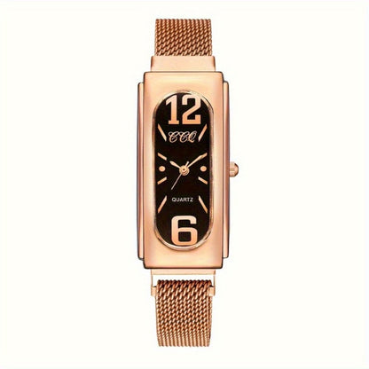 Women's Quartz Watch - Fashion Casual for Innovative Analog Dial, Everyday Wristwatch, Versatile - product detail view 9