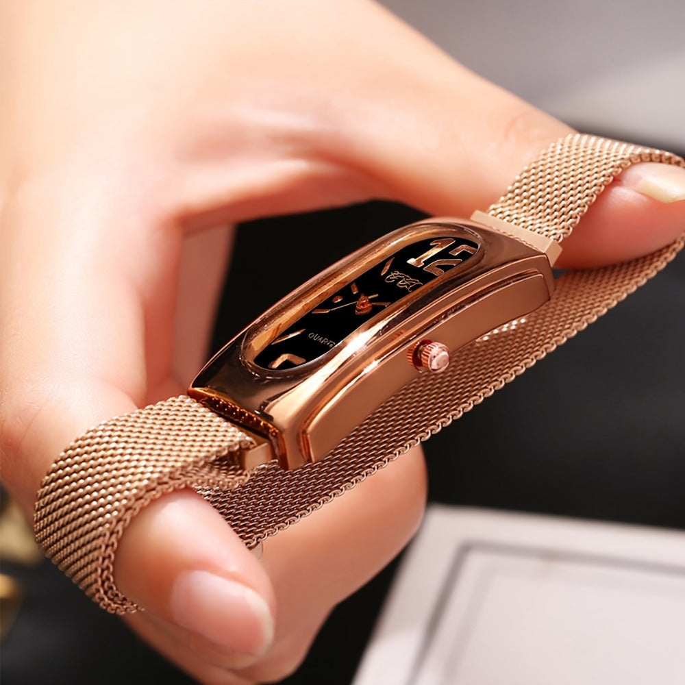 Women's Quartz Watch - Fashion Casual for Innovative Analog Dial, Everyday Wristwatch, Versatile - product detail view 10