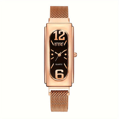 Women's Quartz Watch - Fashion Casual for Innovative Analog Dial, Everyday Wristwatch, Versatile - product detail view 13