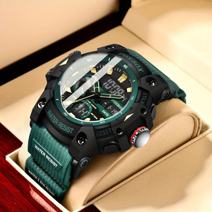 Men's Quartz Watch - FOXBOX LED Digital Night Light Stopwatch Multifunctional Outdoor Hiking - product detail view 11