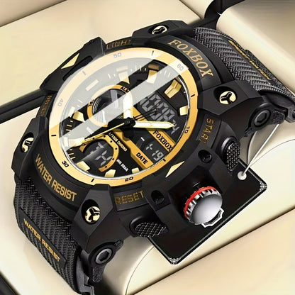 Men's Quartz Watch - FOXBOX LED Digital Night Light Stopwatch Multifunctional Outdoor Hiking - product detail view 22