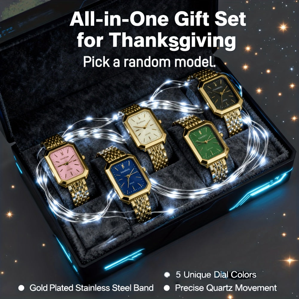 Women's Quartz Watch - Ladies with Gift Box Elegant Fashion Dress Wristwatch for - product detail view 5