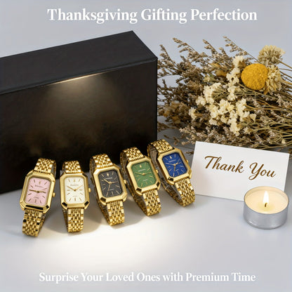 Women's Quartz Watch - Ladies with Gift Box Elegant Fashion Dress Wristwatch for - product detail view 8