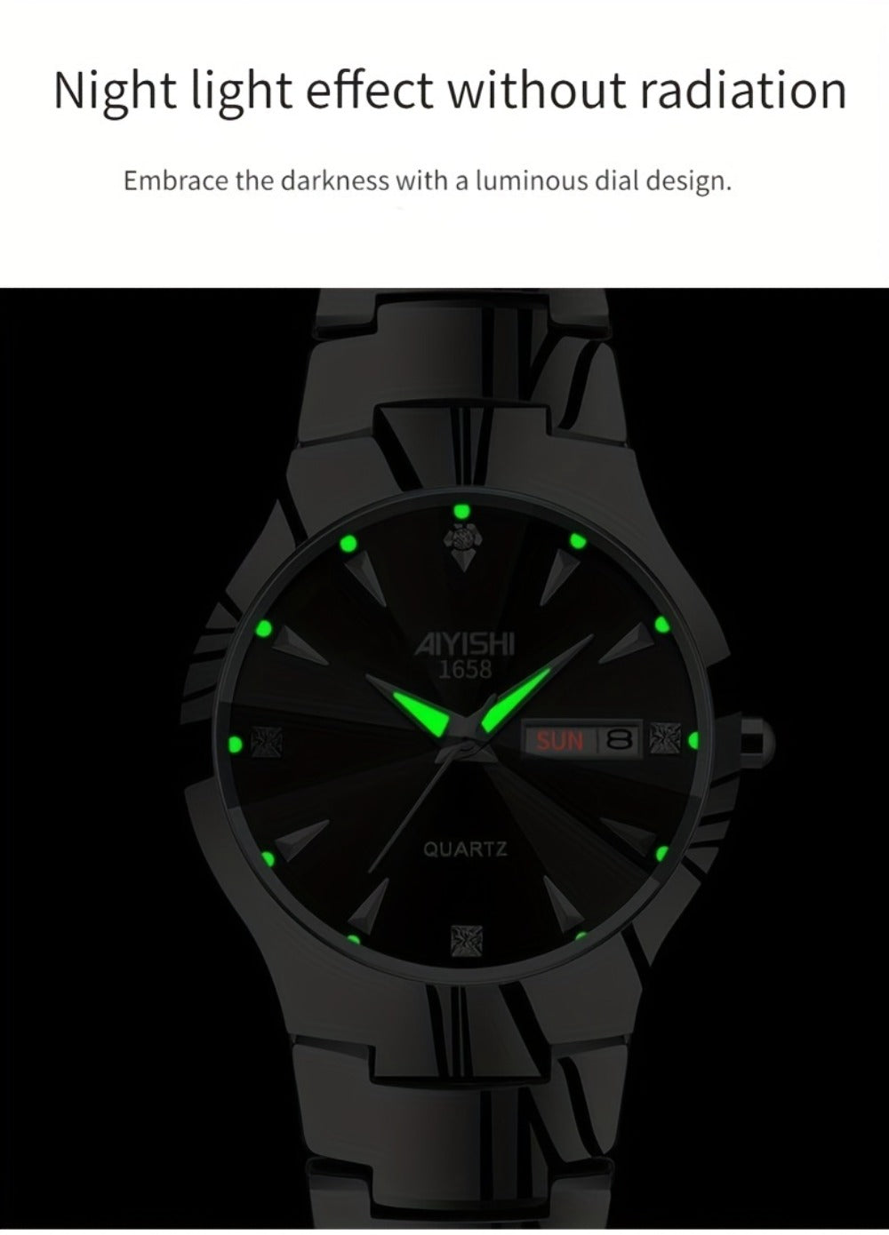 Men's Quartz Watch - Luxury Business for Luminous Double Date Elegant High-End Simple Trend - product detail view 13