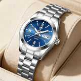 Silvery Blue Dial