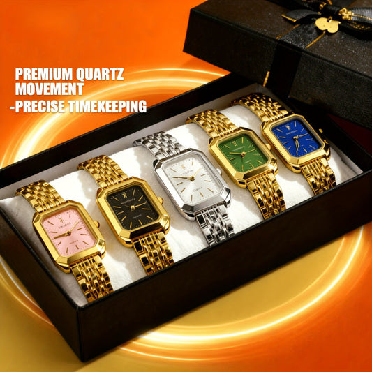 Women's Quartz Watch - 's Alloy Elegant Casual Dress Wristwatch Stylish Fashion Ladies Timepiece - product detail view 2
