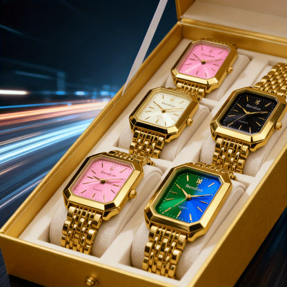 Women's Quartz Watch - 's Alloy Elegant Casual Dress Wristwatch Stylish Fashion Ladies Timepiece - product detail view 5