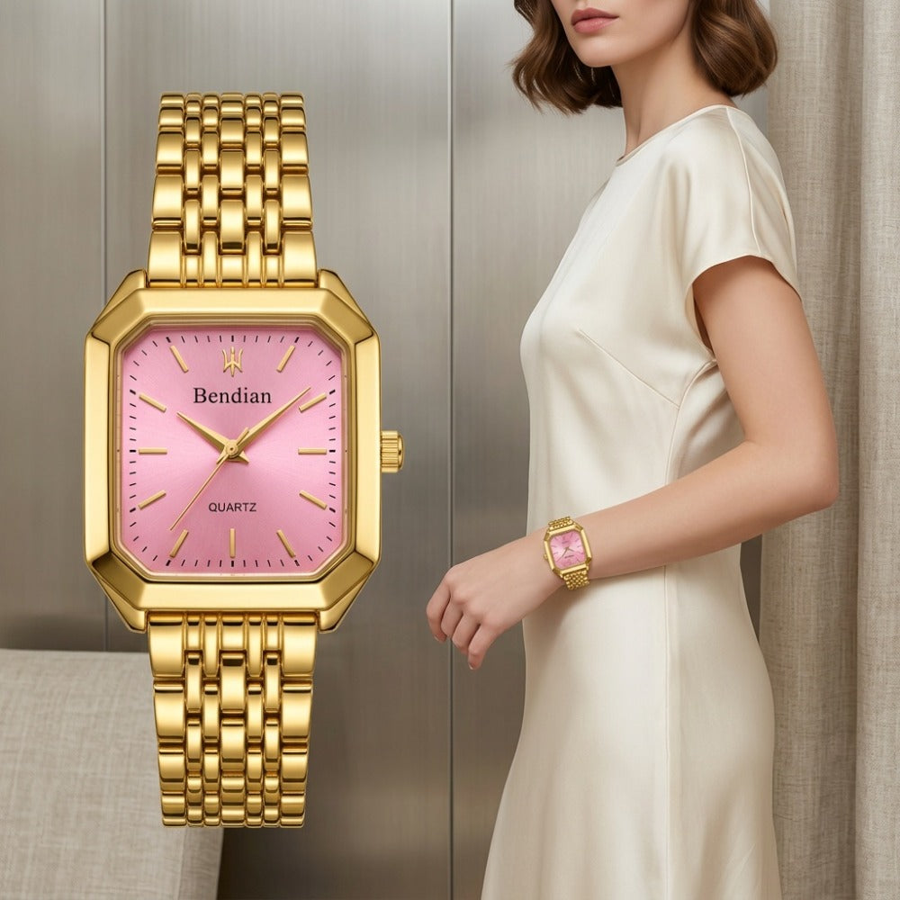 Women's Quartz Watch - 's Alloy Elegant Casual Dress Wristwatch Stylish Fashion Ladies Timepiece - product detail view 7