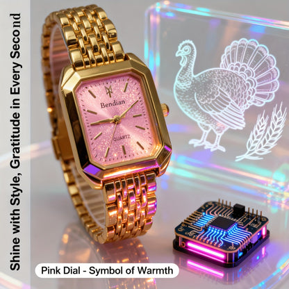 Women's Quartz Watch - 's Alloy Elegant Casual Dress Wristwatch Stylish Fashion Ladies Timepiece - product detail view 10