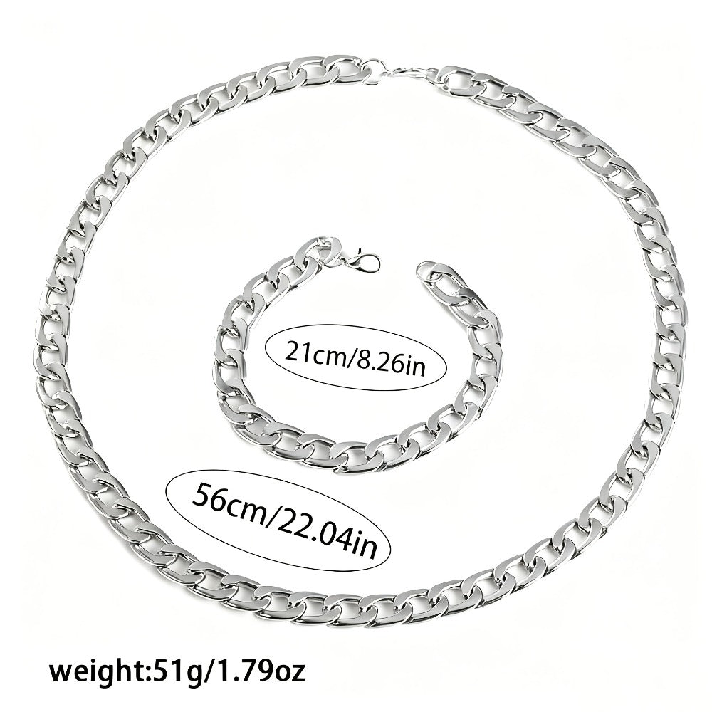 Men's Quartz Watch - 's Analog Set 3pcs Wristwatch, Matching Necklace & Bracelet Combo for - product detail view 11
