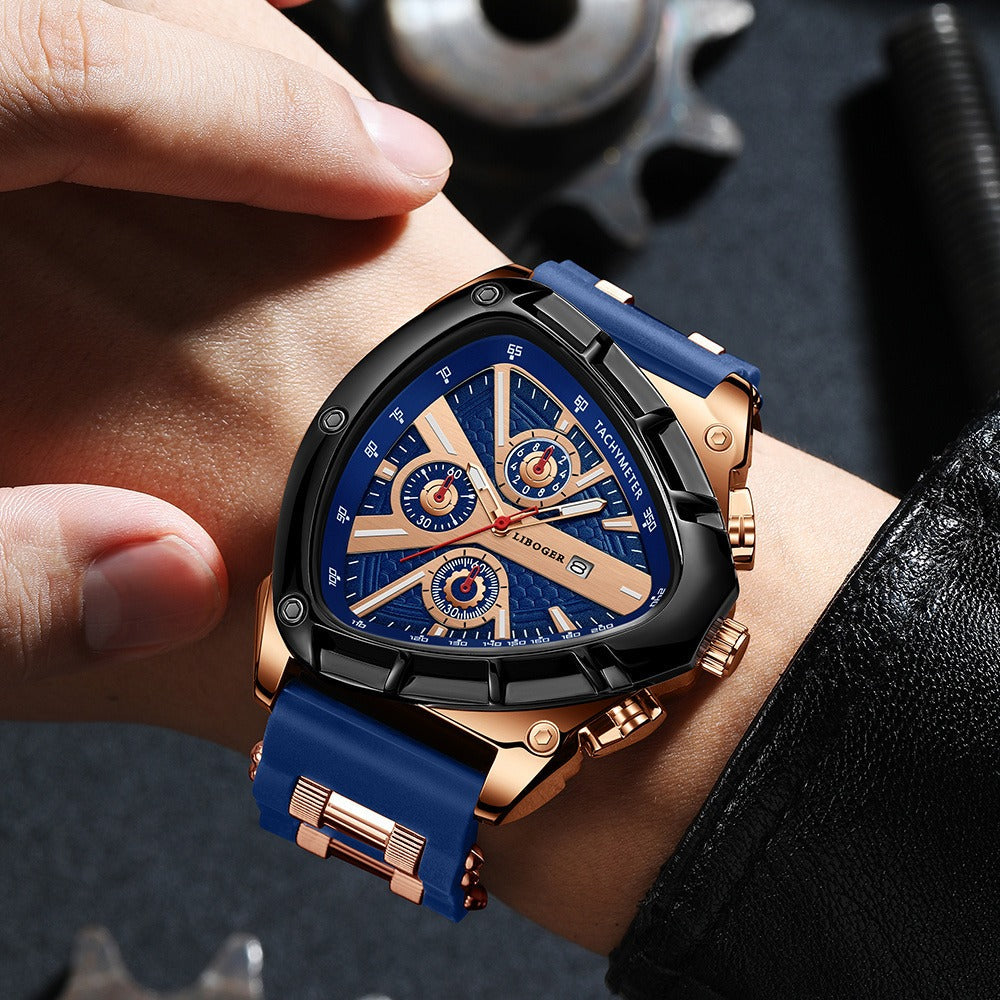 Men's Quartz Watch - 's Casual Fashion Date Calendar Display Analog Pointer Single or 2pcs Set - product detail view 7