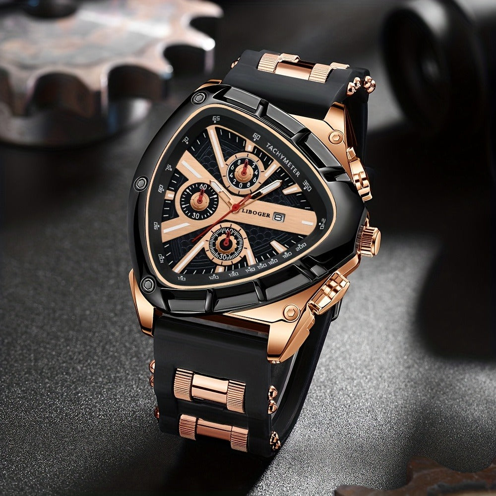 Men's Quartz Watch - 's Casual Fashion Date Calendar Display Analog Pointer Single or 2pcs Set - product detail view 13