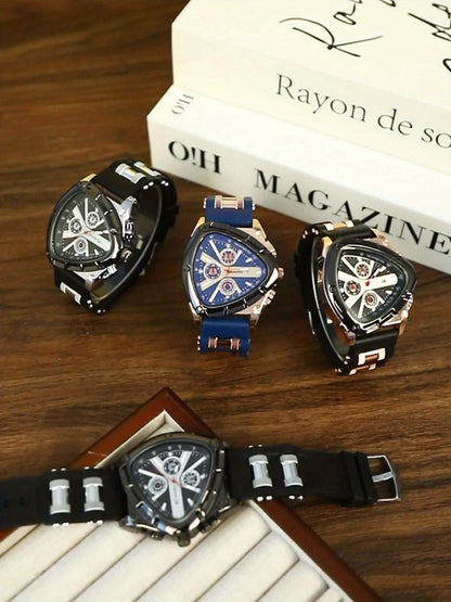 Men's Quartz Watch - 's Casual Fashion Date Calendar Display Analog Pointer Single or 2pcs Set - product detail view 18