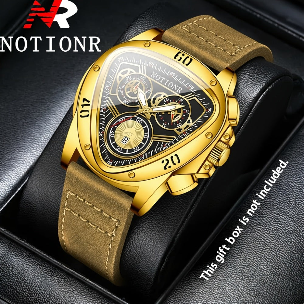 Men's Quartz Watch - 's Casual Fashion Date Calendar Display Analog Pointer Single or 2pcs Set - product detail view 19